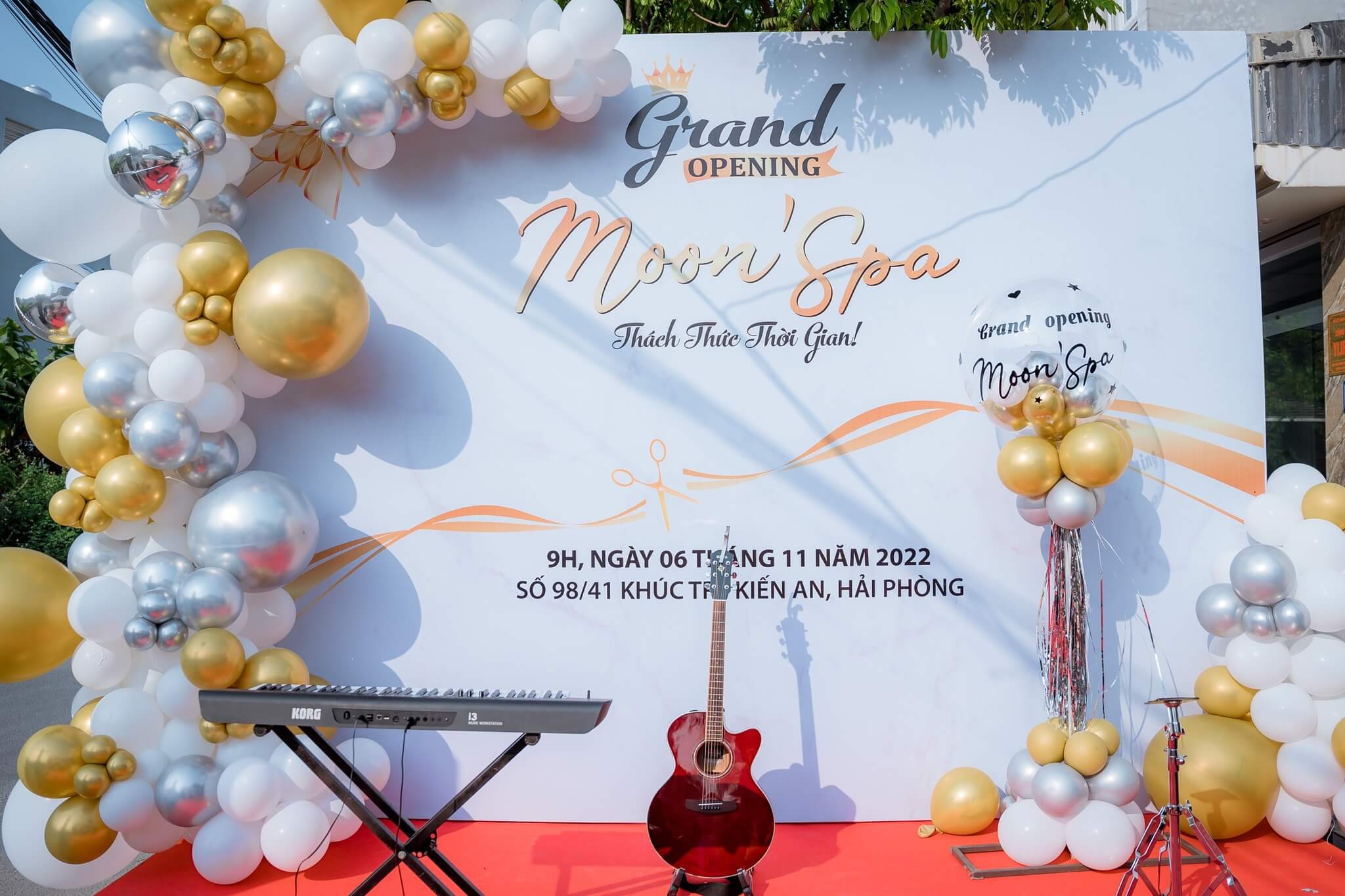 Background khai trương spa – Không gian check-in lý tưởng