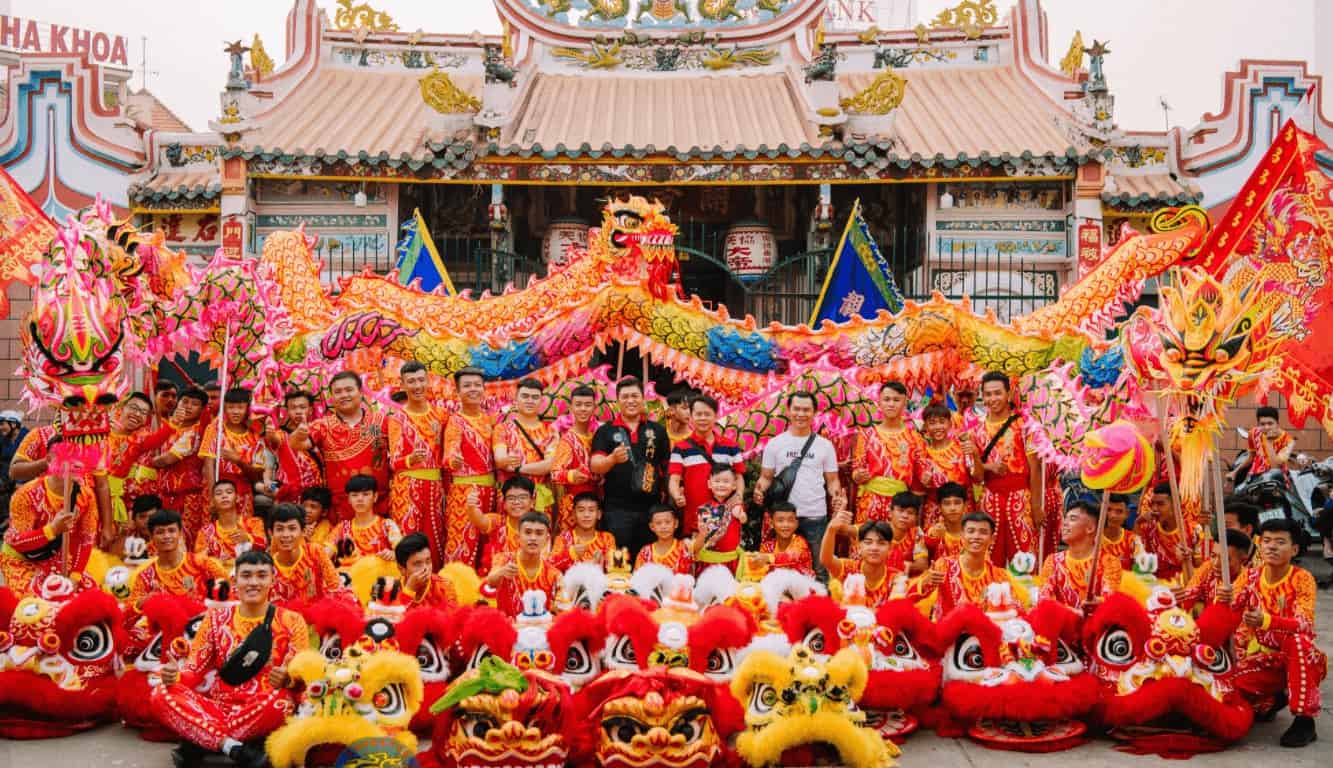 Quy trình thuê múa lân khai trương